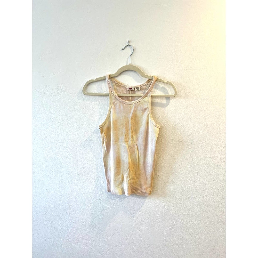 ribbed tie dye levi's tank top